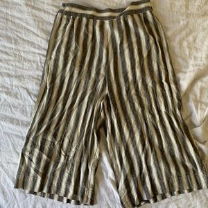 Madewell Cropped Striped Pants